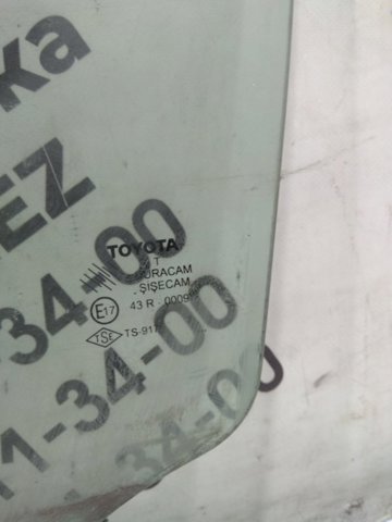 TOYOTA 6810202230 Стекло двери передней левой в наличии Каменское