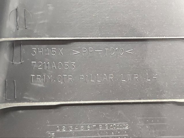 7211A053XA MITSUBISHI Обшивка стойки кузова внутренняя средняя нижняя левая купить в Хмельницкий
