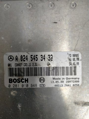 Мозги двигателя A0245453432 MERCEDES
