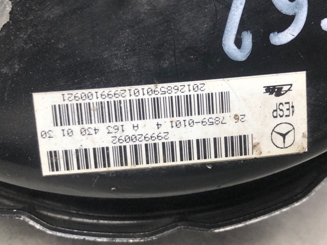 A1634300130 MERCEDES Усилитель тормозов купить в Ужгород