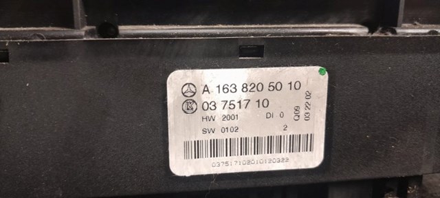 A1638205110 MERCEDES Кнопочный блок управления стеклоподъемником центральной консоли купить в Чернигов