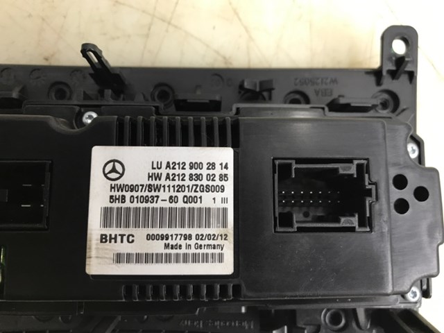 Блок управления печкой A2129002814 MERCEDES