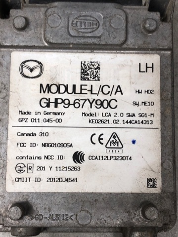 MAZDA GHP967Y90C в наличии Николаев