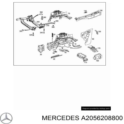 A2056208800 MERCEDES Лонжерон рамы передний правый купить в Тернополь