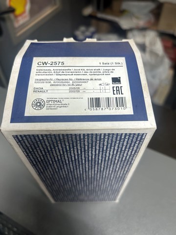 CW2575 ШРУС наружный передний купить Николаев