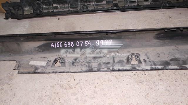 A1666980754 MERCEDES Накладка (молдинг) порога наружная левая купить в Черкассы