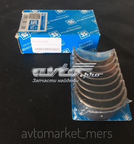 KOLBENSCHMIDT 87436620 Вкладыши коленвала шатунные, комплект, 2-й ремонт (+0,50) в наличии Каменское