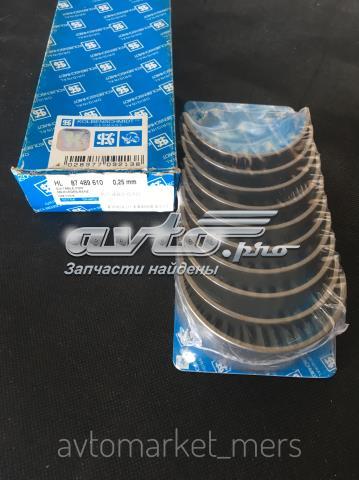 KOLBENSCHMIDT 87489610 Вкладыши коленвала коренные, комплект, 1-й ремонт (+0,25) в наличии Кривой Рог