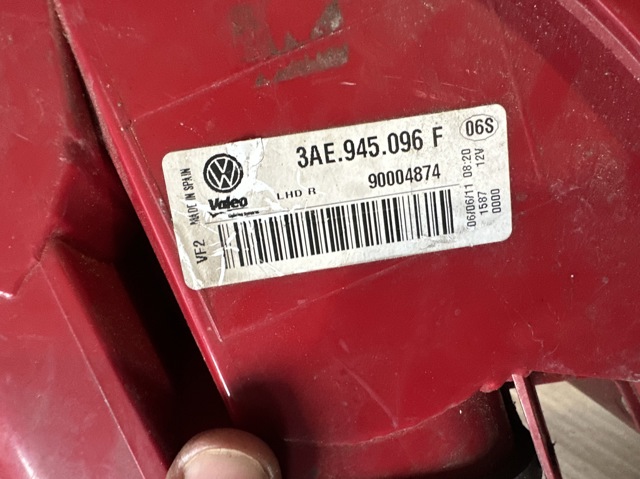 3AE945095F VAG Фонарь задний левый внешний купить в Харьков