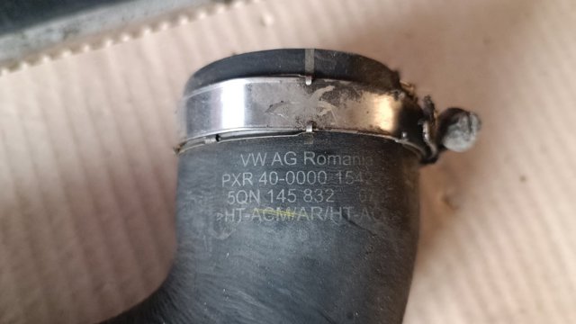 VAG 5QN145832 Шланг (патрубок) интеркуллера в наличии Винница