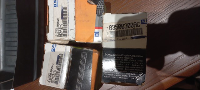 Вкладыши шатунные STD 83500300 CHRYSLER