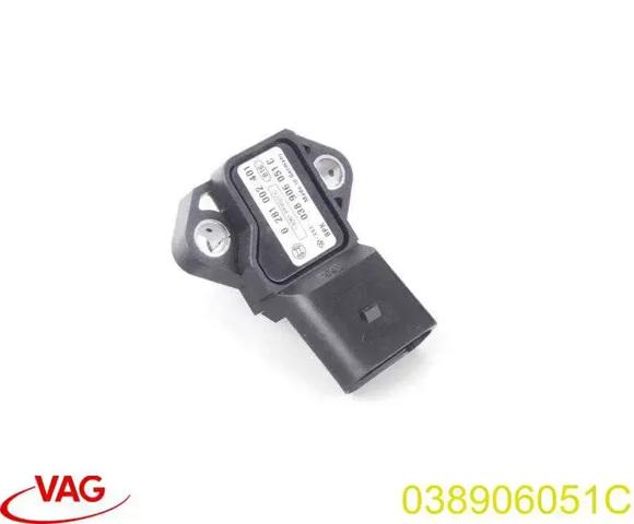 Датчик давления наддува 038906051C VAG