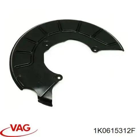 Защита тормозного диска, переднего, правого 1K0615312F VAG