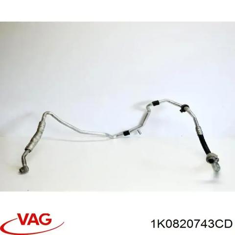 1K0820743CD VAG Шланг кондиционера, от испарителя к компрессору купить в Каменское