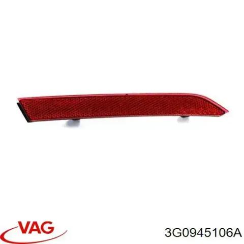 Правый отражатель бампера 3G0945106A VAG