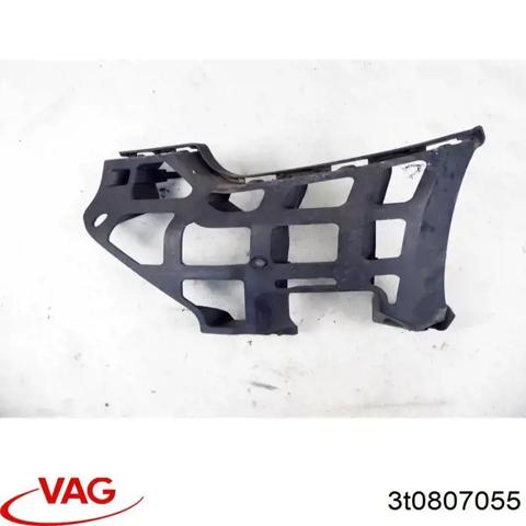 Левый кронштейн переднего бампера 3T0807055 VAG