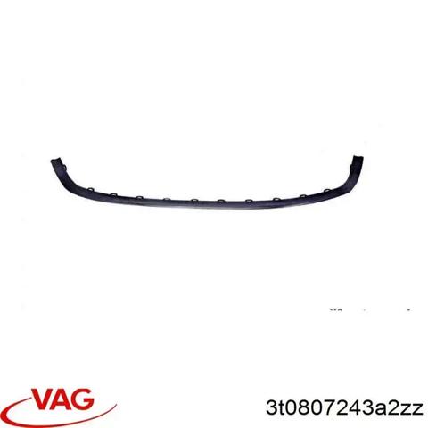 Молдинг решетки бампера переднего нижний 3T0807243A2ZZ VAG