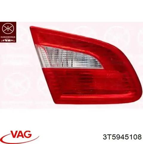 Фонарь задний правый 3T5945108 VAG