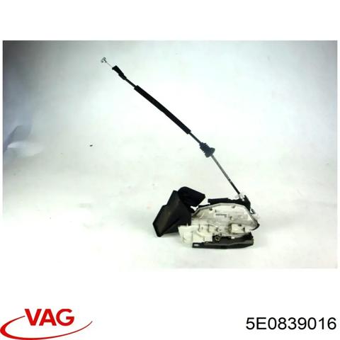 Замок задней правой двери  5E0839016 VAG