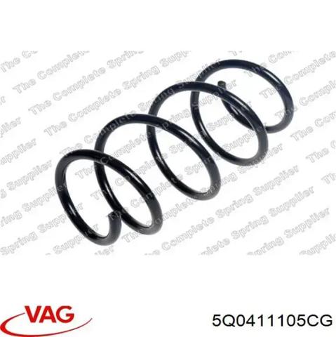 Пружина передняя 5Q0411105CG VAG