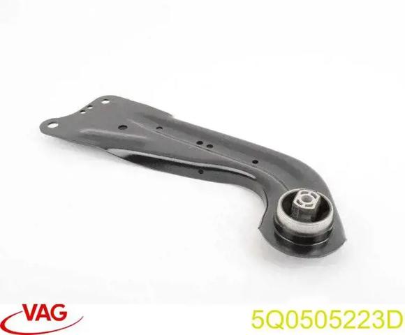 Рычаг/тяга задней подвески продольный нижний, левый 5Q0505223D VAG
