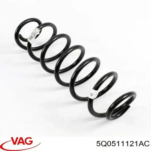 Пружина подвески задняя 5Q0511121AC VAG