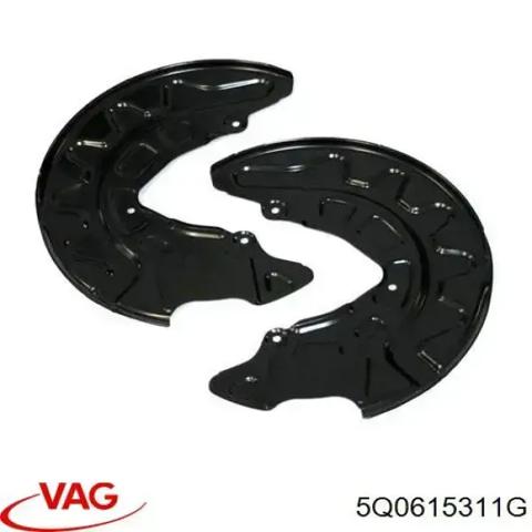 Кожух тормозного диска переднего левого 5Q0615311G VAG