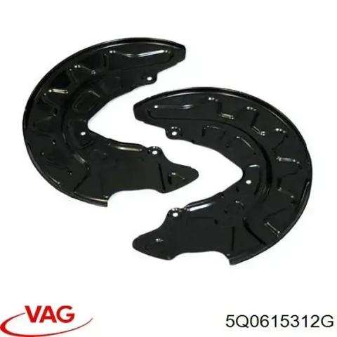 Пыльник тормозного диска переднего 5Q0615312G VAG
