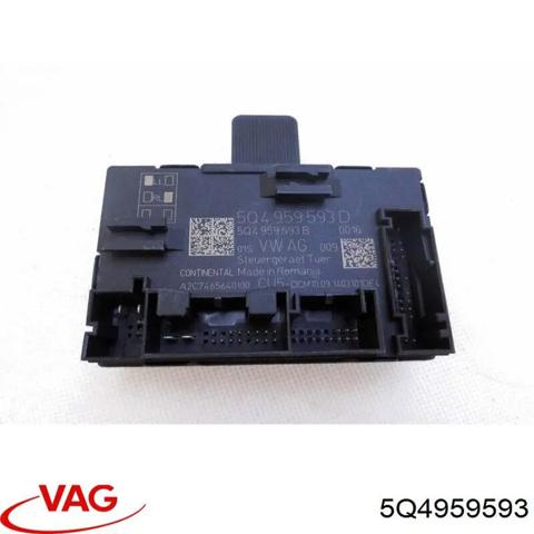 Блок комфорта передней двери 5Q4959593 VAG