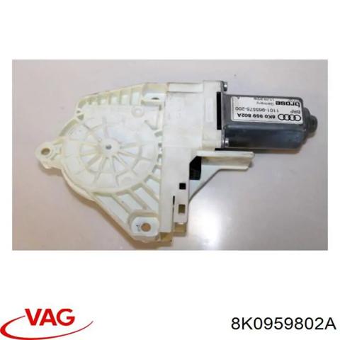 Мотор стеклоподъемника двери передней, правой 8K0959802A VAG