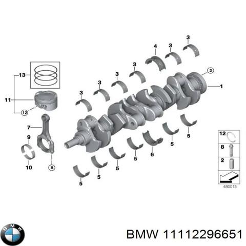 11112296651 BMW Блок цилиндров двигателя купить в Кривой Рог