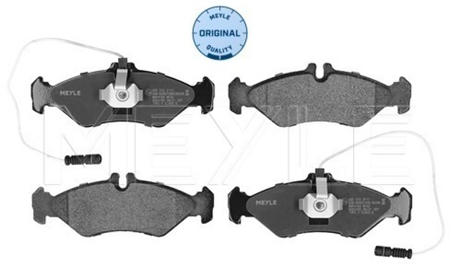 Колодки на тормоз задний дисковый 0252162117 MEYLE