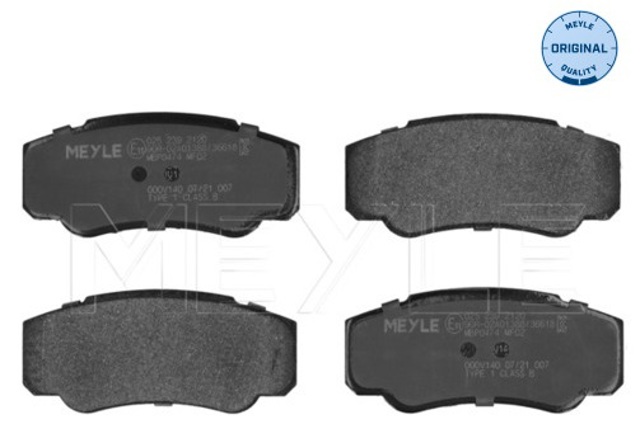 Колодки дисковые  0252392120 MEYLE