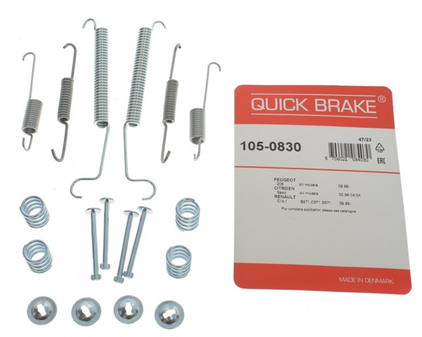 Комплект монтажный задних барабанных колодок 1050830 QUICK BRAKE