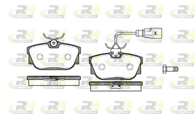 Комплект задних колодок 276701 ROAD HOUSE