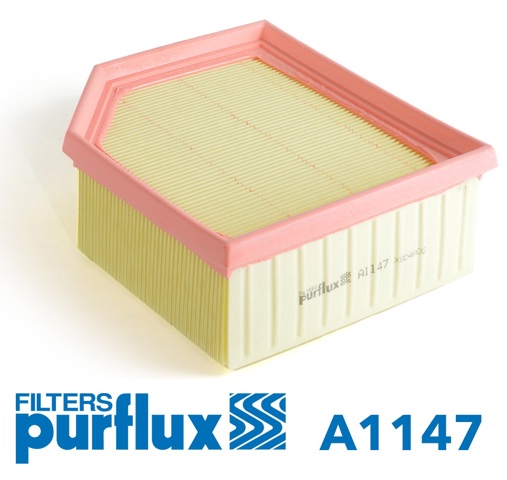 Воздушный фильтр двигателя A1147 PURFLUX