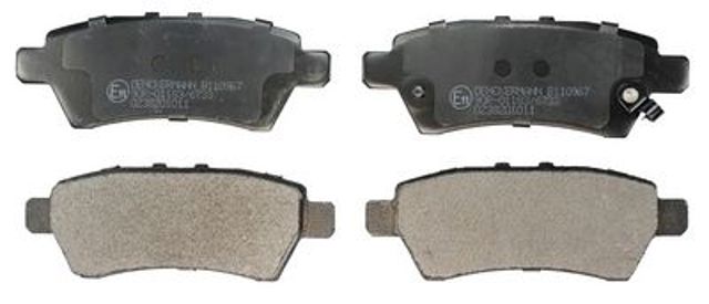 Задние дисковые колодки B110967 DENCKERMANN