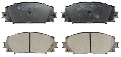 DENCKERMANN B110980 Передние тормозные колодки в наличии Сумы