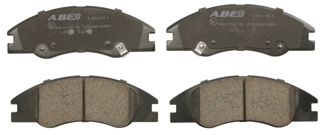 Колодки тормозные дисковые комплект C10322ABE ABE