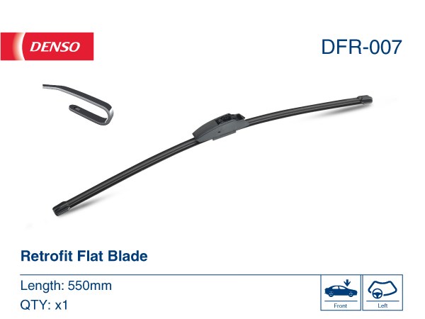DFR007 DENSO Щетка-дворник лобового стекла пассажирская купить в Харьков