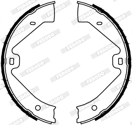 Колодки ручника FSB4129 FERODO