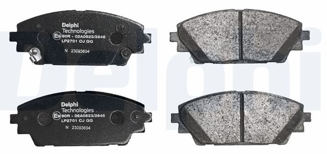 LP2701 Колодки тормозные передние дисковые купить Черкассы