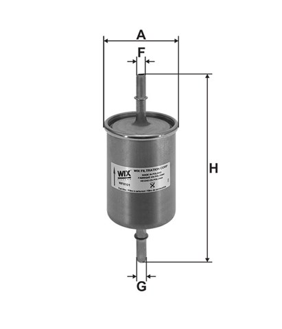Фильтр топлива Ваз ПРИОРА