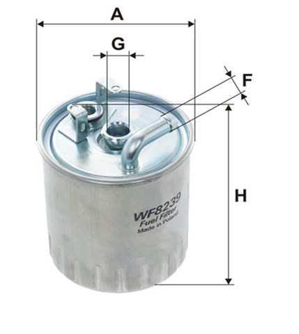 WIX WF8239 Топливный фильтр в наличии Павлоград