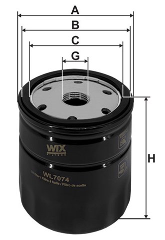 WIX WL7074 Фильтр масляный в наличии Харьков