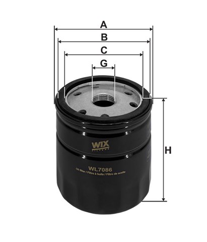 WIX WL7086 Масляный фильтр в наличии Украина