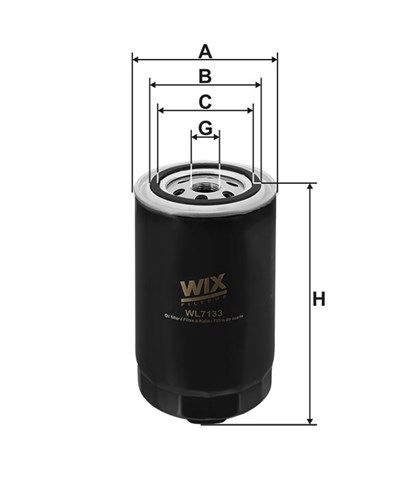 WIX WL7133 Фильтр масляный в наличии Харьков