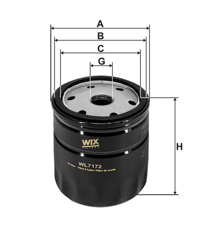 WL7172 WIX Фильтр масляный купить в Ровно