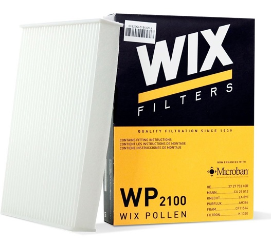 WP2100 Фильтр салона купить Запорожье