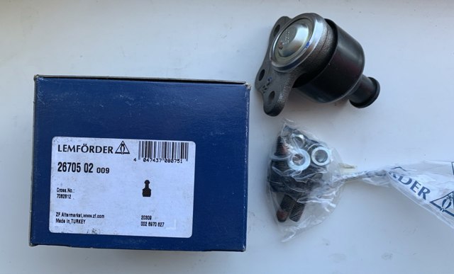 LEMFORDER 2670502 Шаровая опора нижняя в наличии Черкассы